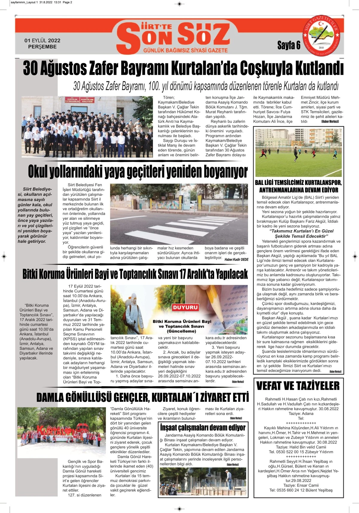 01.09.2022 E-GAZETE