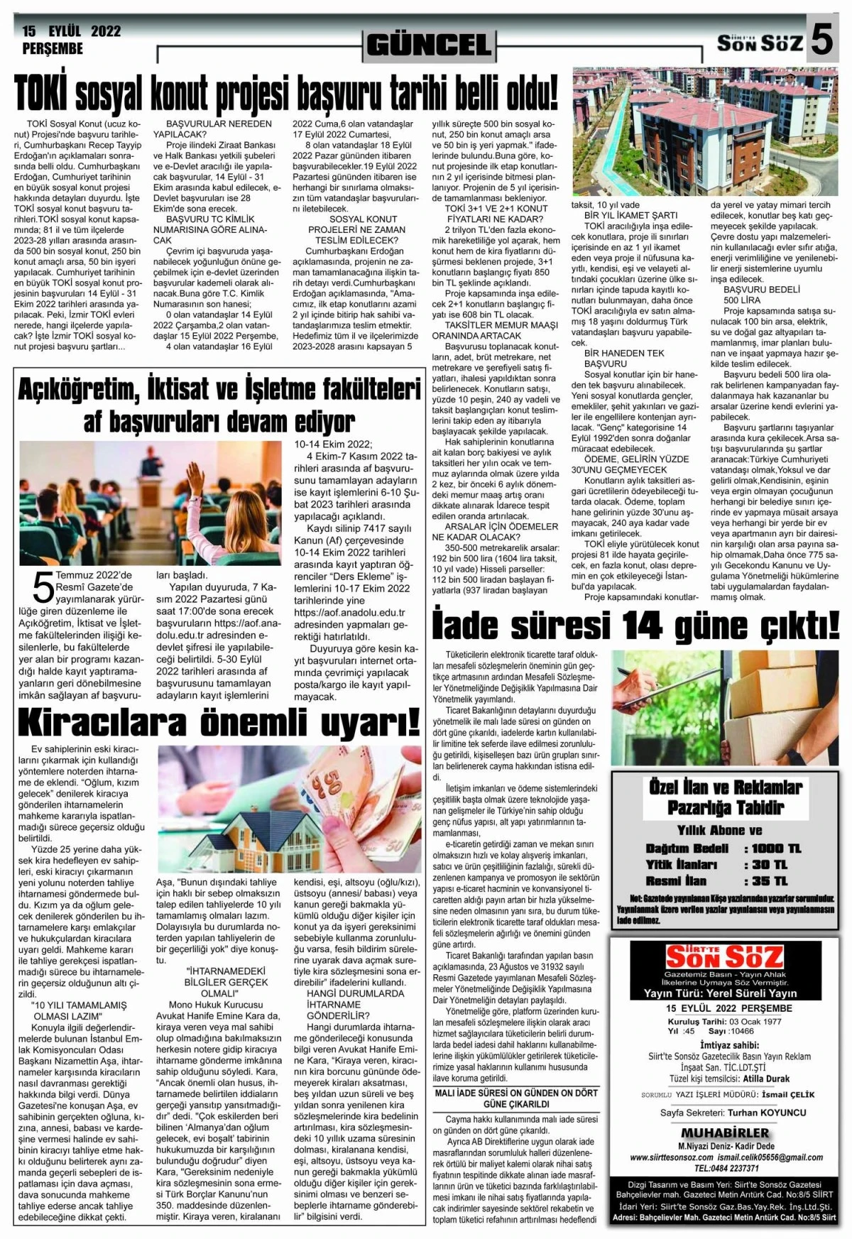 E-GAZETE