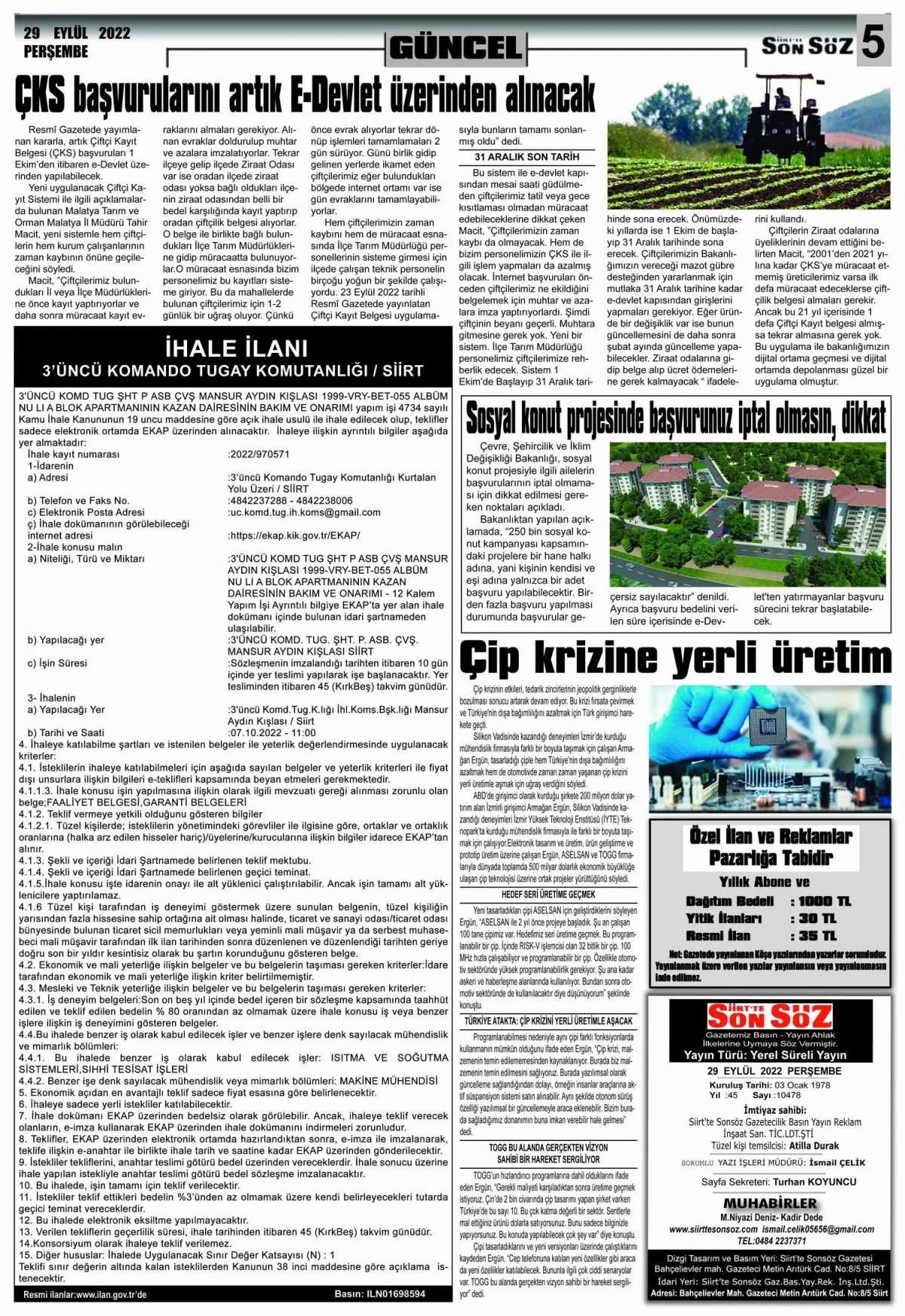 E-GAZETE