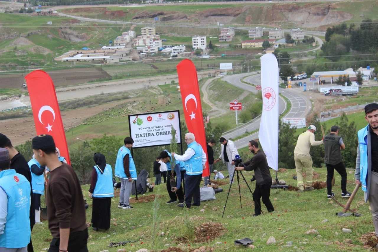 10 Bin Fidanla Hatıra Ormanı Oluşturuldu