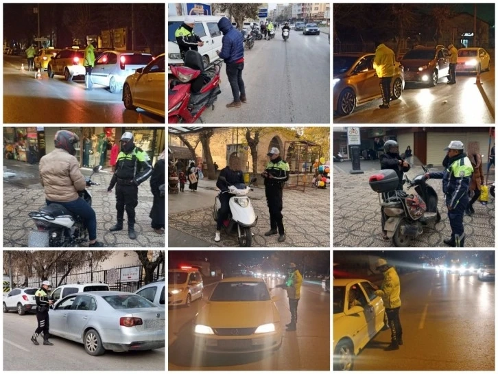 18 motosiklet trafikten men edildi