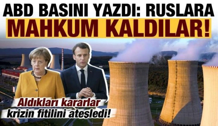 ABD basını yazdı: Kararı Merkel aldı, Almanya Rusya'ya mahkum kaldı!