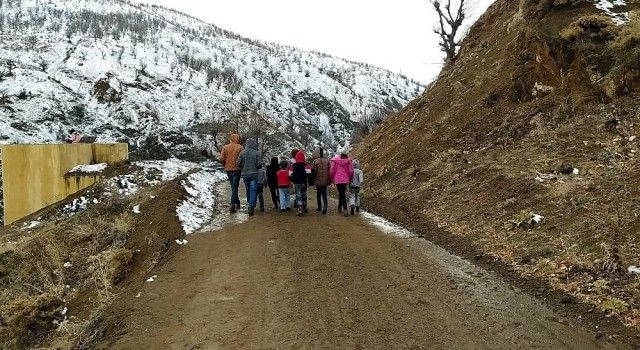 Adıyaman'da su deposunda online ders