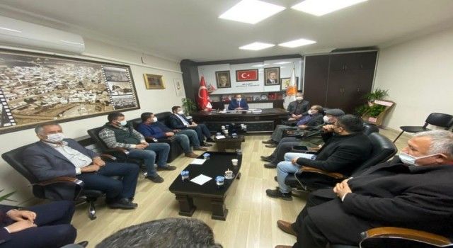 Adıyamanlı gazetecilerden Başkan Dağtekin'e ziyaret