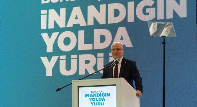AK Parti Bursa'da Gürkan resmen göreve başladı