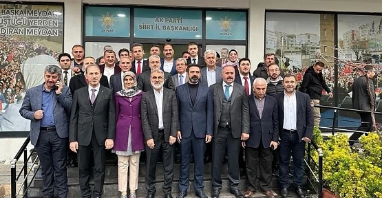 AK Parti Siirt Teşkilatında Temayül Yoklaması Yapıldı