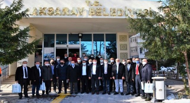 Aksaray&#039;da AK Parti&#039;den Başkan Dinçer&#039;e ziyaret