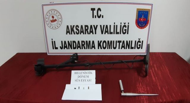 Aksaray&#039;da define avcılarına operasyon