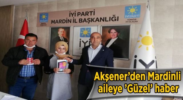 Akşener'den Mardinli aileye 'Güzel' haber