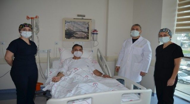 Alanya'da ilk kapalı böbrek kanseri ameliyatı