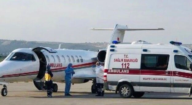 Ambulans uçak, 5 yaşındaki kız çocuğu için havalandı