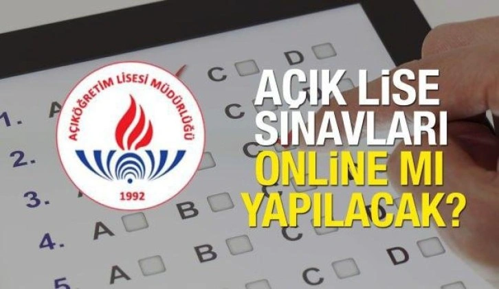 AÖL sınavları online mı yapılacak? MEB Açık Lise 2. dönem sınav tarihlerini açıkladı!