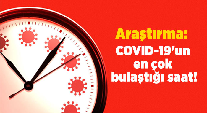 Araştırma: COVID-19'un en çok bulaştığı saat!