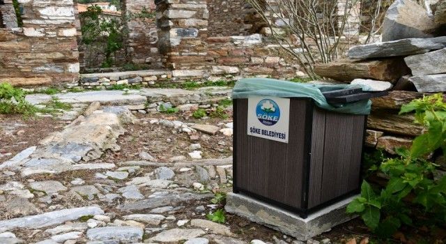 Aydın'da Doğanbey Köyü çöp kutularına kavuştu