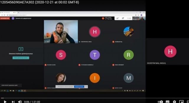 Aydın&#039;da sektör eğitimcisi ile öğrenciler online buluştu