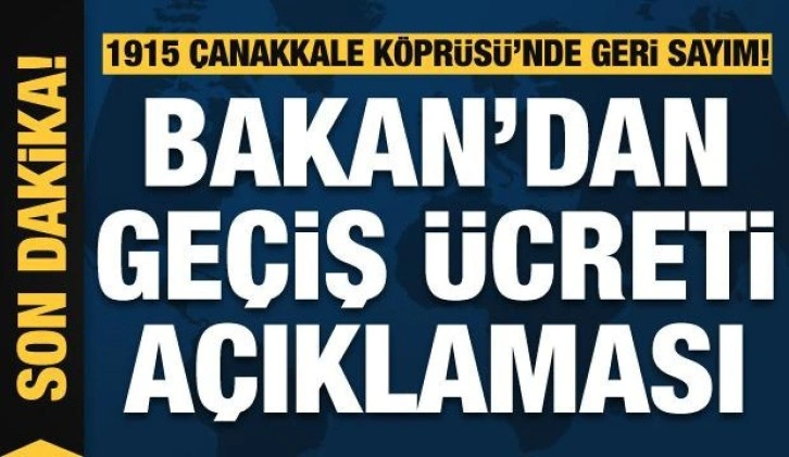 Bakan Karaismailoğlu'dan önemli açıklamalar!