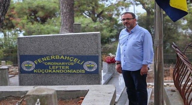 Bakan Kasapoğlu, Lefter Küçükandonyadis&#039;i andı