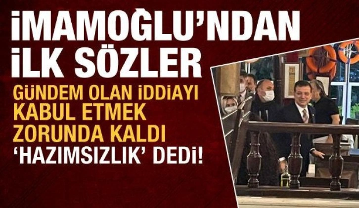 Balıkçı restoranına giden İmamoğlu'ndan açıklama! CHP'lilerin yalanı ellerinde patladı