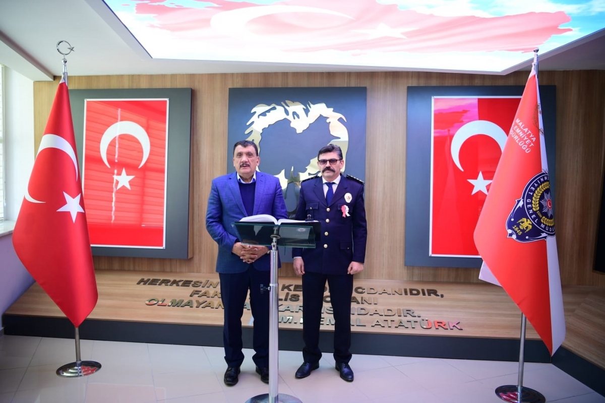 Başkan Gürkan'dan Malatya Emniyet'ine ziyaret