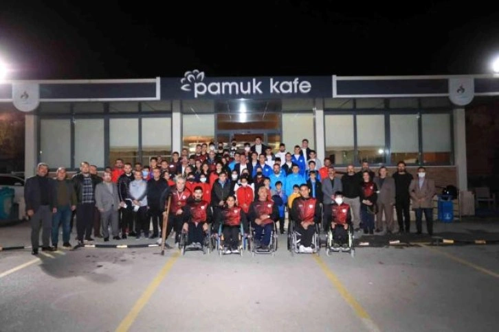 Başkan Örki, Pamukkale Belediyespor ailesini ağırladı