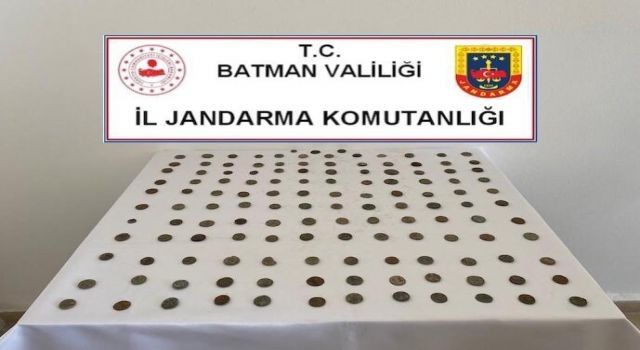 Batman'da 135 adet tarihi sikke ele geçirildi!