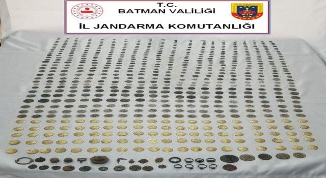 Batman'da tarihi eser kaçakçılarına baskın