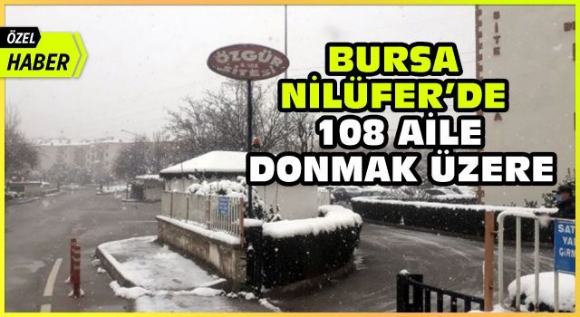 Bursa Nilüfer'de 108 aile donmak üzere! (Özel Haber)