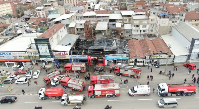 Bursa'da korkutan yangın