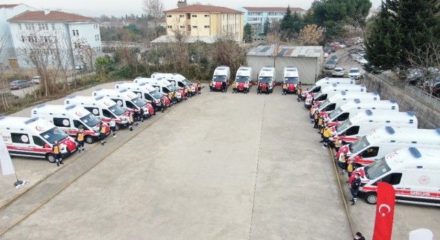 Bursa'ya 18 yeni ambulans