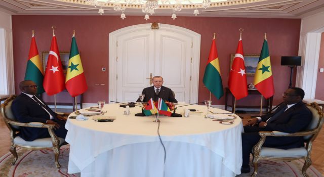 Cumhurbaşkanı Erdoğan Gine Bissau ve Senegal liderleriyle görüştü