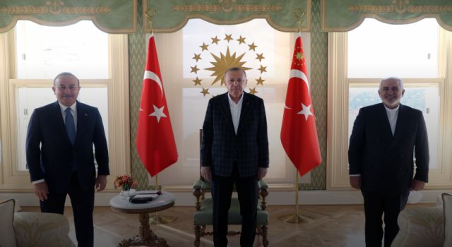 Cumhurbaşkanı Erdoğan, İran Dışişleri Bakanı'nı kabul etti