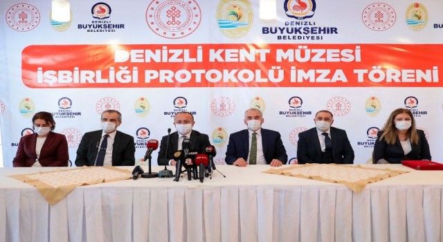 Denizli'de Kent Müzesi için imzalat atıldı