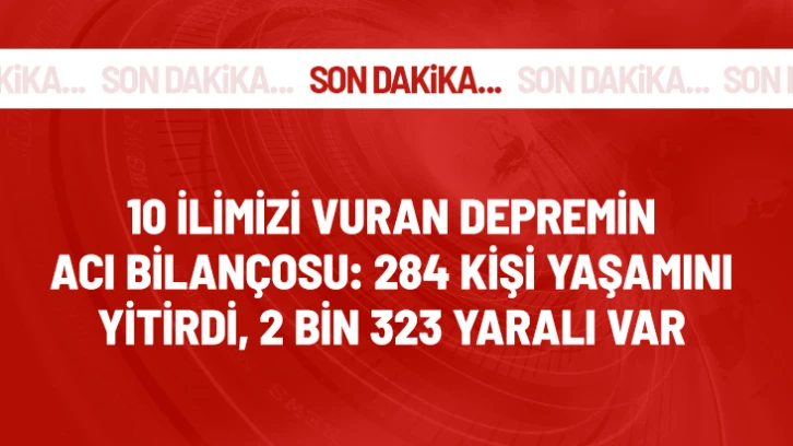 Deprem 10 ilimizde yıkıma neden oldu