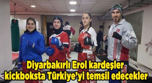 Diyarbakırlı Erol kardeşler kickboksta Türkiye'yi temsil edecekler