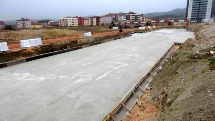 Edebali Stadı'nda inşaat çalışmaları durdu