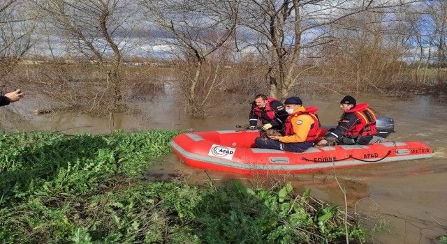 Edirne'de taşkında canlar' unutulmadı