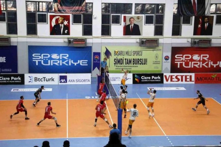 Efeler Ligi: Cizre Belediyespor: 1 Sorgun Belediyesi: 3