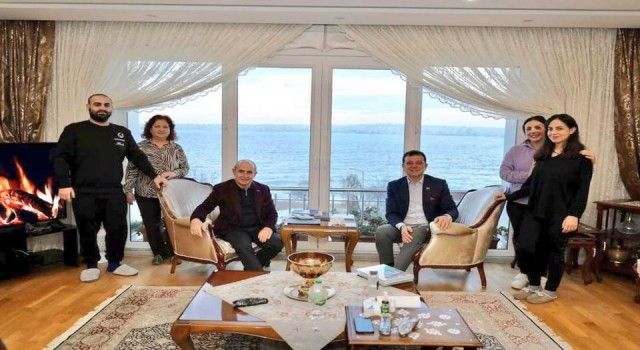 Ekrem İmamoğlu'ndan Hasan Akgün'e ziyaret