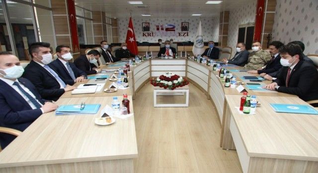 Erzican'da İl Güvenlik ve Asayiş toplantısı yapıldı