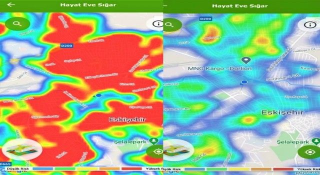 Eskişehir&#039;de harita bir ayda yeşile döndü