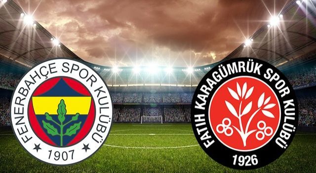 Fenerbahçe- Karagümrük maçı ilk 11'ler