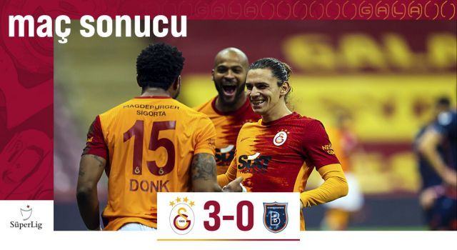 Galatasaray 3 puanı 3 golle aldı