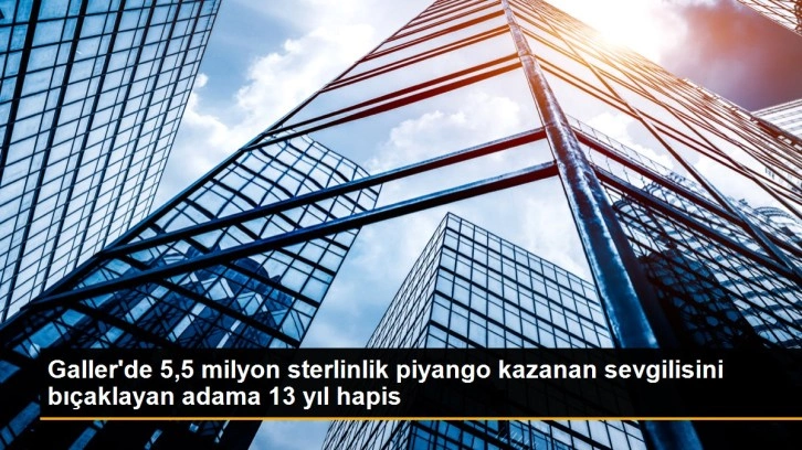 Galler'de 5,5 milyon sterlinlik piyango kazanan sevgilisini bıçaklayan adama 13 yıl hapis