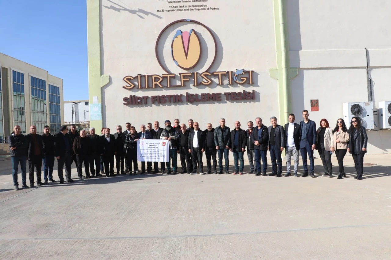 Gazeteciler Siirt Fıstığının Yolculuğuna Tanıklık Etti