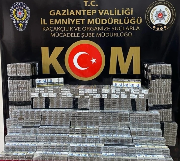 Gaziantep’te kaçak sigara operasyonu: 11 gözaltı