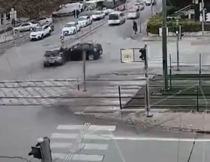 Gaziantep’teki feci trafik kazaları KGYS kameralarında
