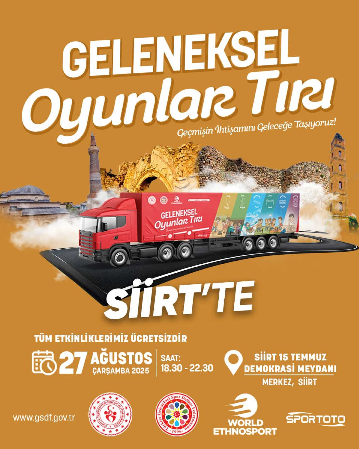 Geleneksel Oyunlar Tırı Siirt&rsquo;e Geliyor