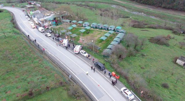 İstanbul Beykoz'da "helikopter düştü" ihbarı