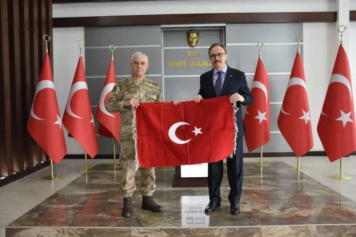 Jandarma Genel Komutanı Orgeneral Arif Çetin, Vali Dr. Kemal Kızılkaya’yı Ziyaret Etti