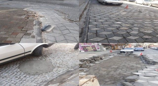 Kahramanmaraş Dulkadiroğlu'nda bozulan yollar onarılıyor